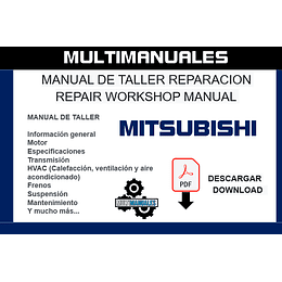 Manual De Taller Motor Mitsubishi 4D33 / 4D34T4 En Español