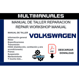 Manual De Taller Volkswagen Gol/ Pointer 1994 1995 1996 Esp.