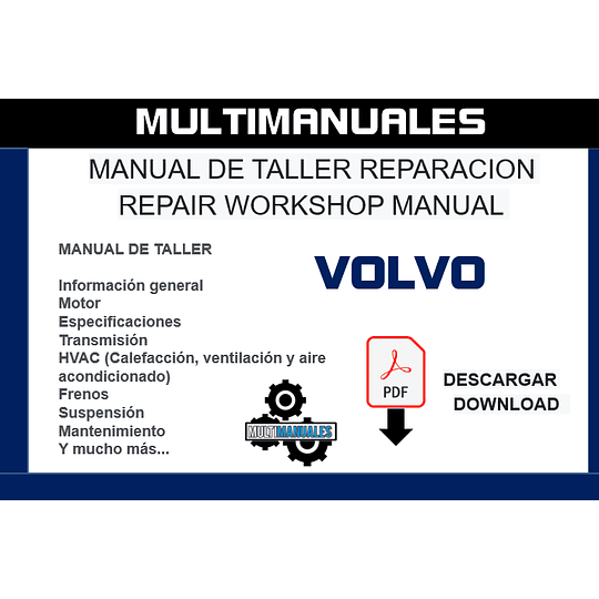 Manual De Servicio Volvo TD100 Español