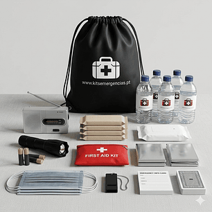 Kit Básico de Emergência - 4 Pessoas