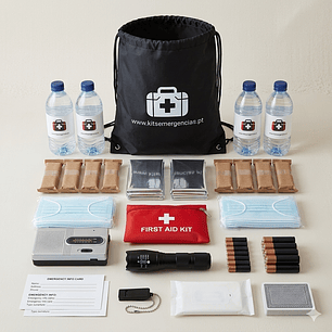 Kit Básico de Emergência - 2 Pessoas