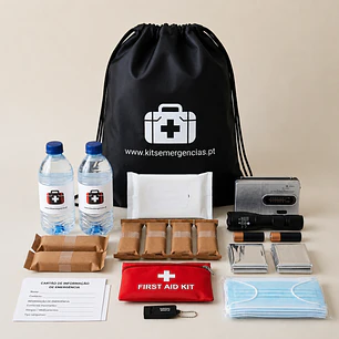 Kit Básico de Emergência - 2 Pessoas