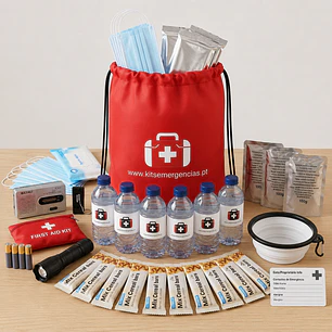 Kit de Emergência Pet Friendly – Gatos (para 2 adultos + 1 gato)