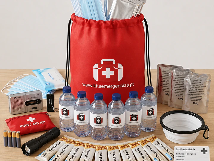 Kit de Emergência Pet Friendly – Gatos (para 2 adultos + 1 gato) 2