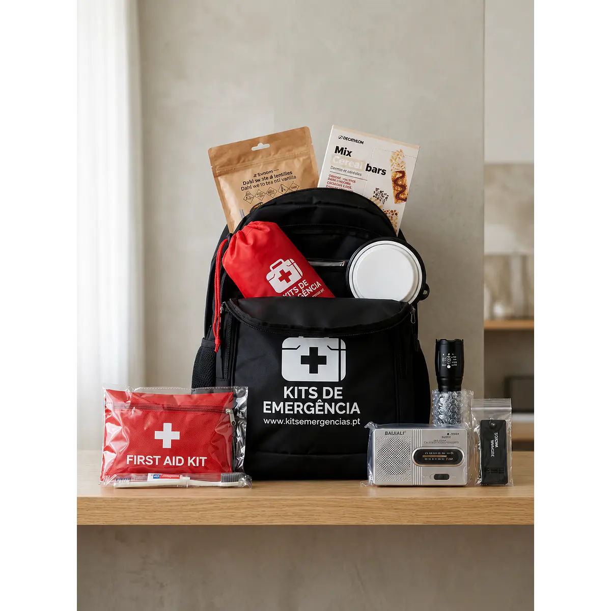 Kits de Emergência em Portugal | Casa, Carro e Evacuação