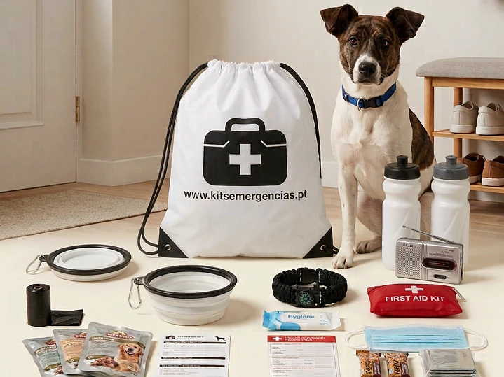 Kit de Emergência para Cão — 2 Adultos + 1 Cão 2