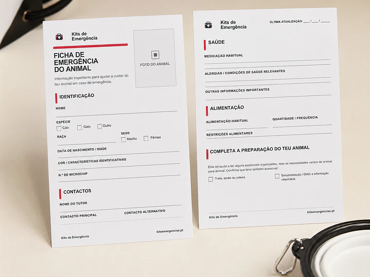 Kit de Emergência para Cão — 2 Adultos + 1 Cão 4