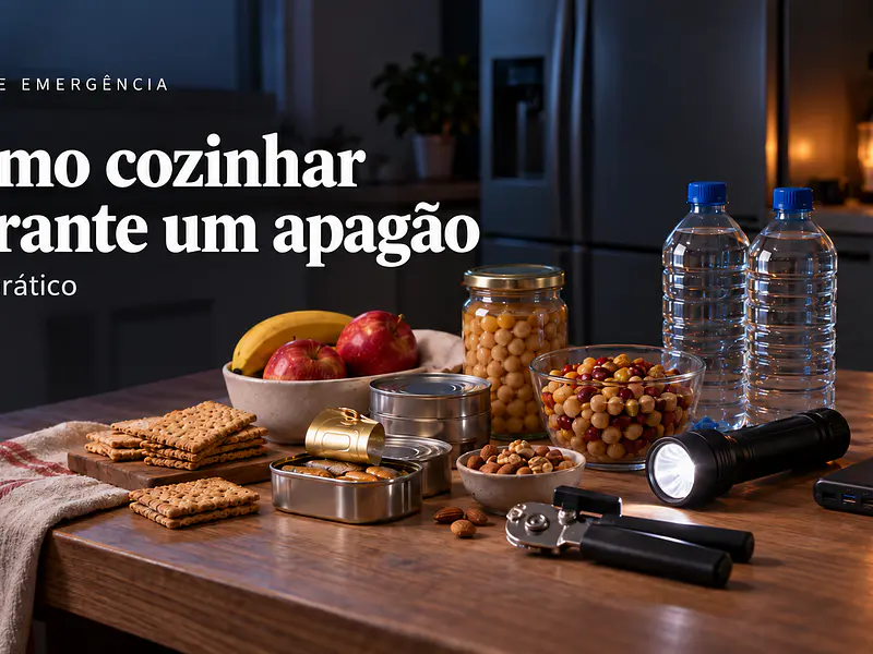 Como cozinhar durante um apagão