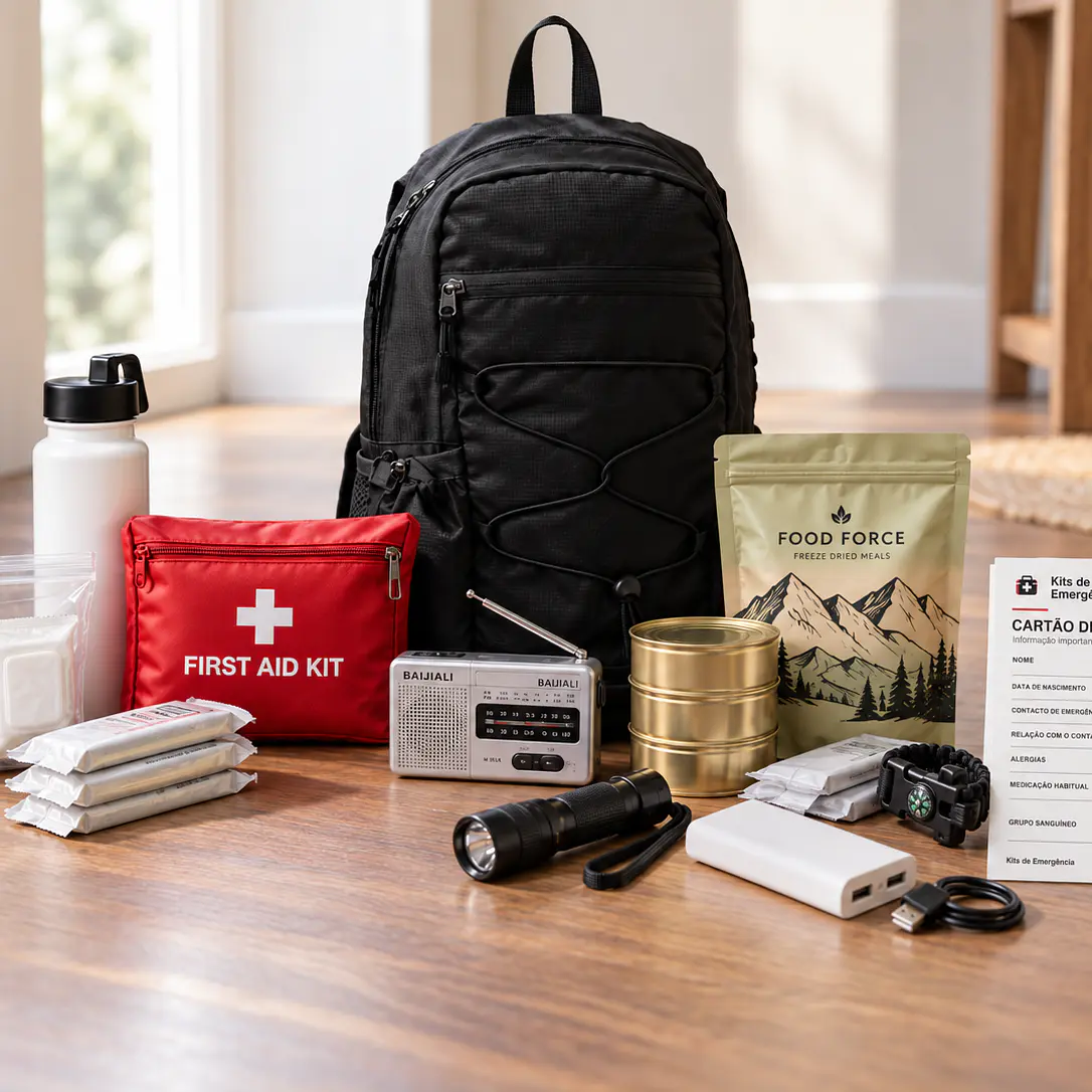 kit de evacuação