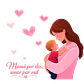 Pack PNG de mamás luchadoras | fondo transparente de alta calidad. - Miniatura 1