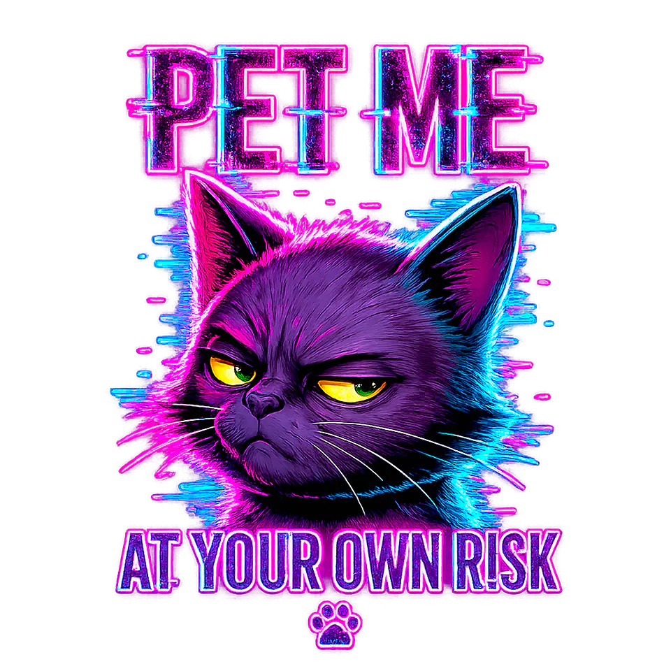 Pack de PNGs de Gatos con Estilo - Diseños Aesthetic en Alta Calidad y Fondo Transparente 5