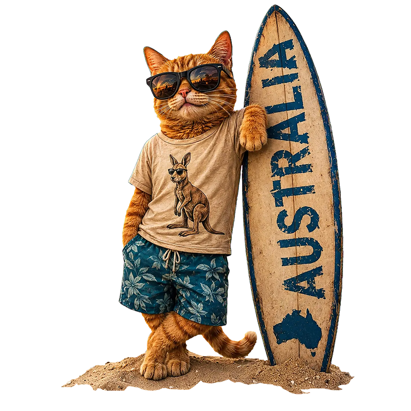 Pack de PNGs de Gatos con Estilo - Diseños Aesthetic en Alta Calidad y Fondo Transparente 10