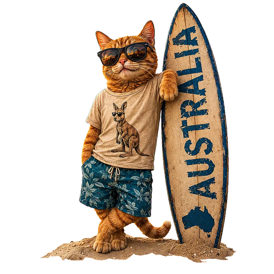Pack de PNGs de Gatos con Estilo - Diseños Aesthetic en Alta Calidad y Fondo Transparente 10