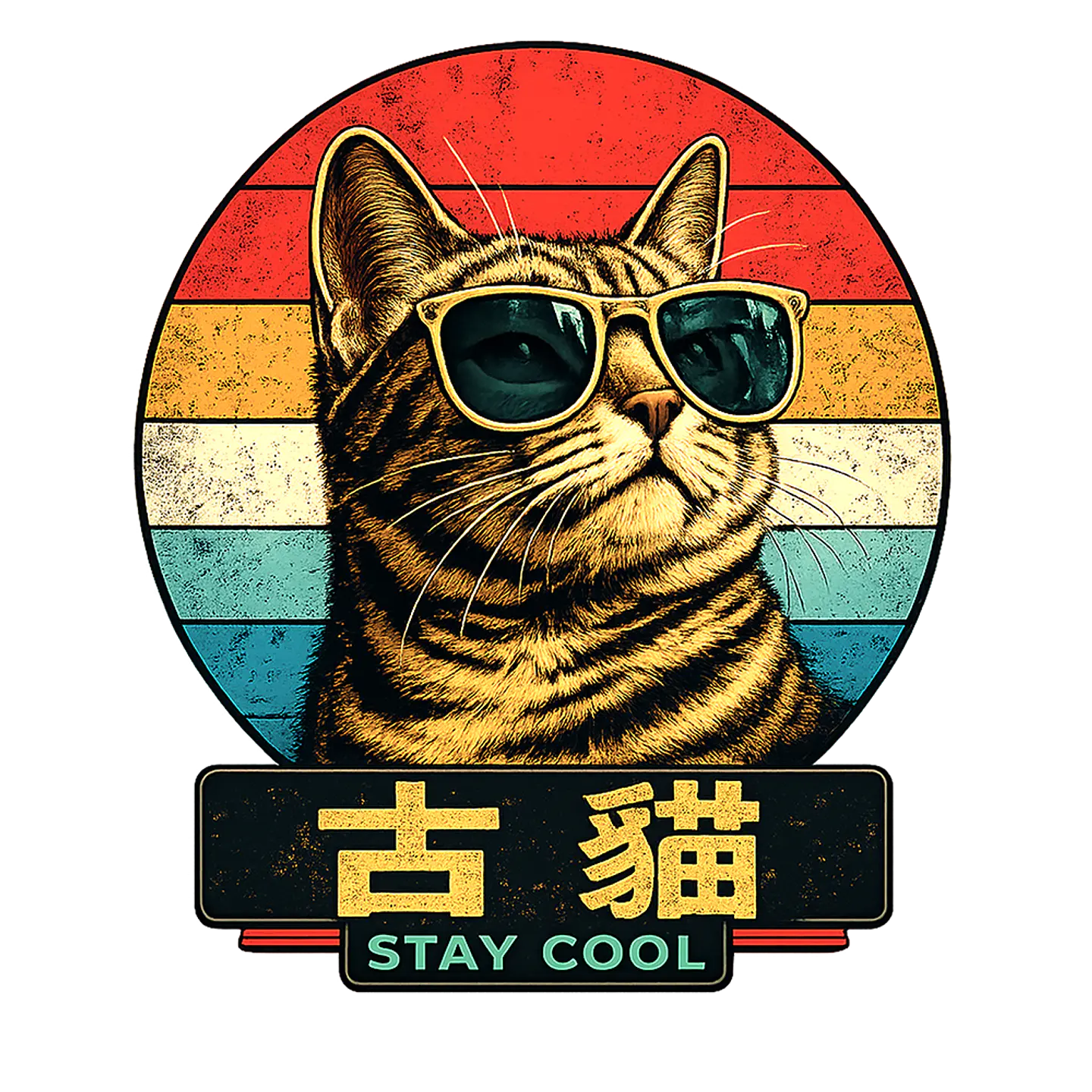 Pack de PNGs de Gatos con Estilo - Diseños Aesthetic en Alta Calidad y Fondo Transparente 14