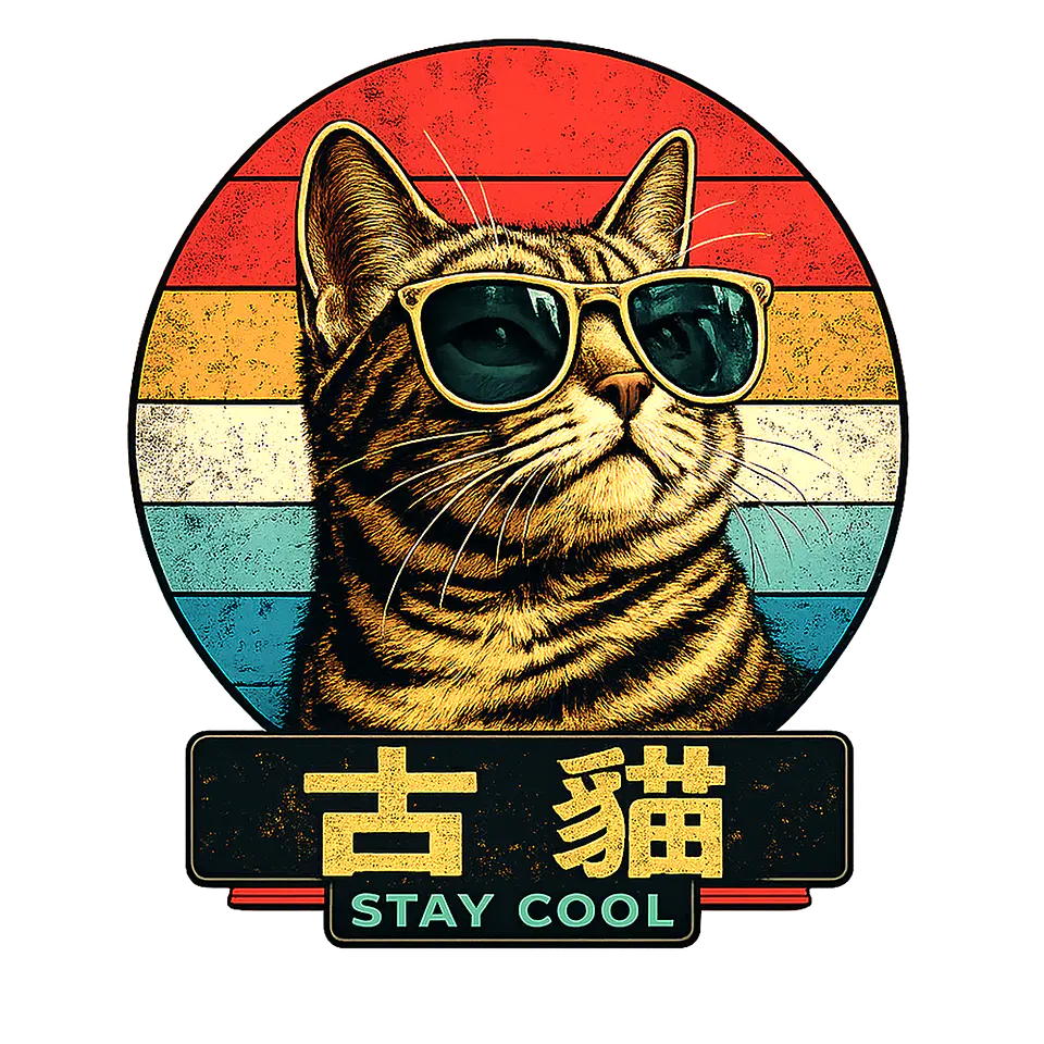 Pack de PNGs de Gatos con Estilo - Diseños Aesthetic en Alta Calidad y Fondo Transparente 14