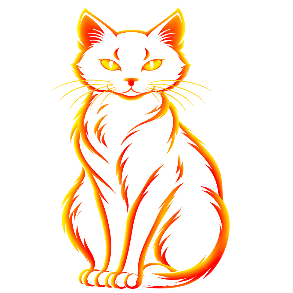 Pack de PNGs de Gatos con Estilo - Diseños Aesthetic en Alta Calidad y Fondo Transparente 16