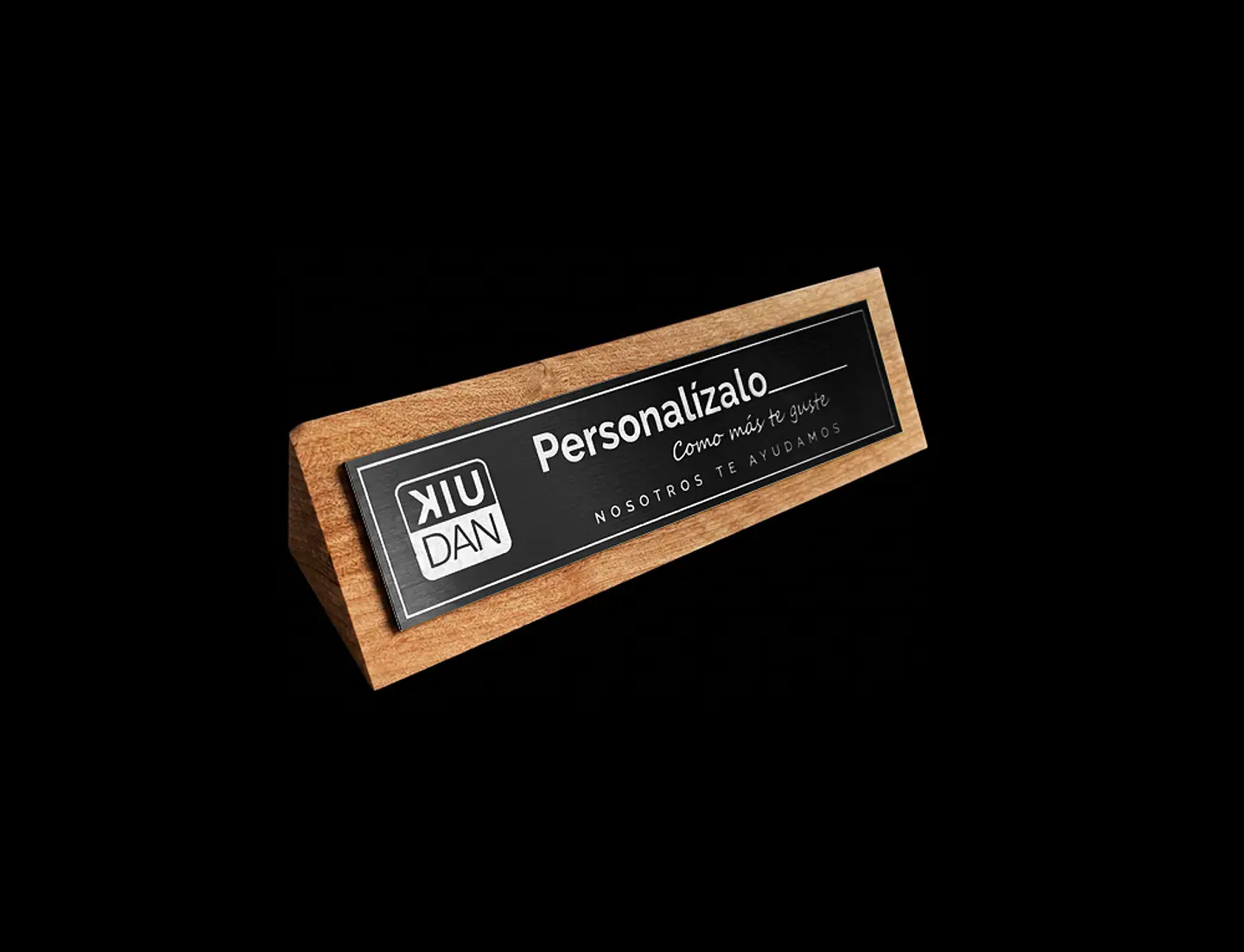 Portanombre de escritorio personalizado 2