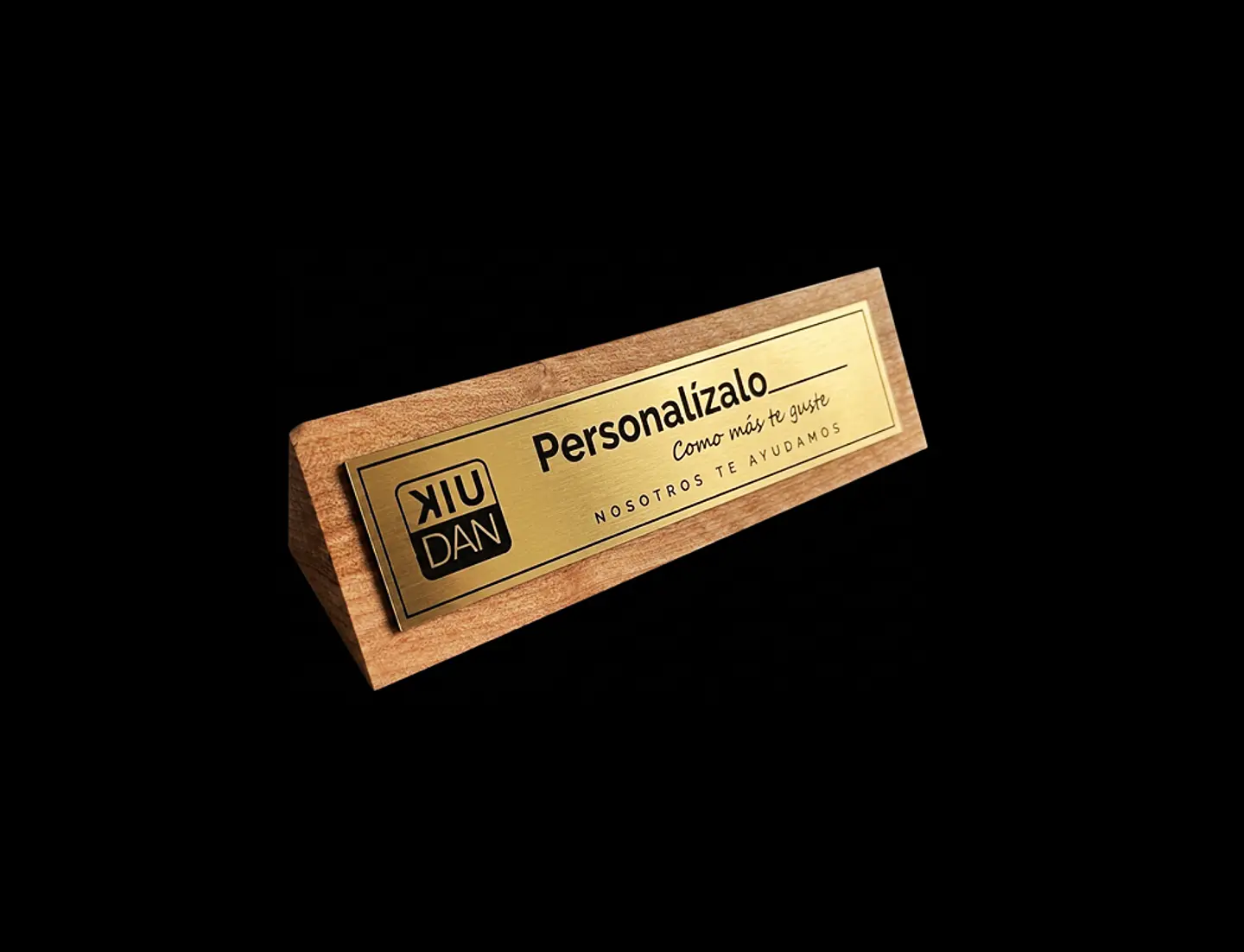 Portanombre de escritorio personalizado 1