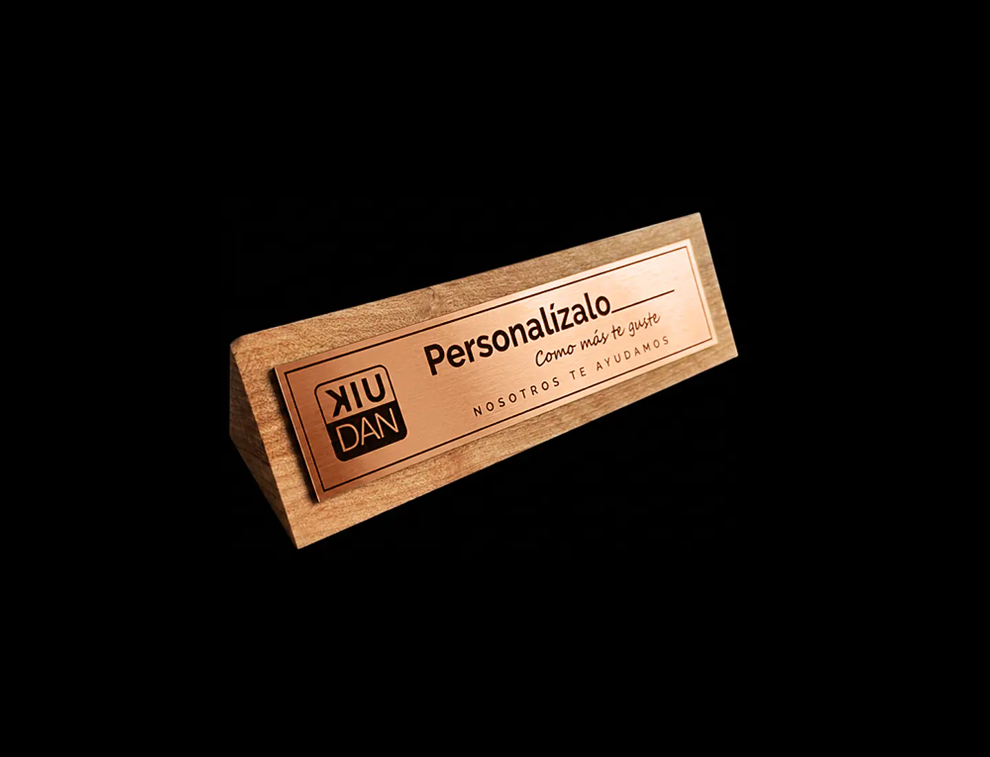 Portanombre de escritorio personalizado 4