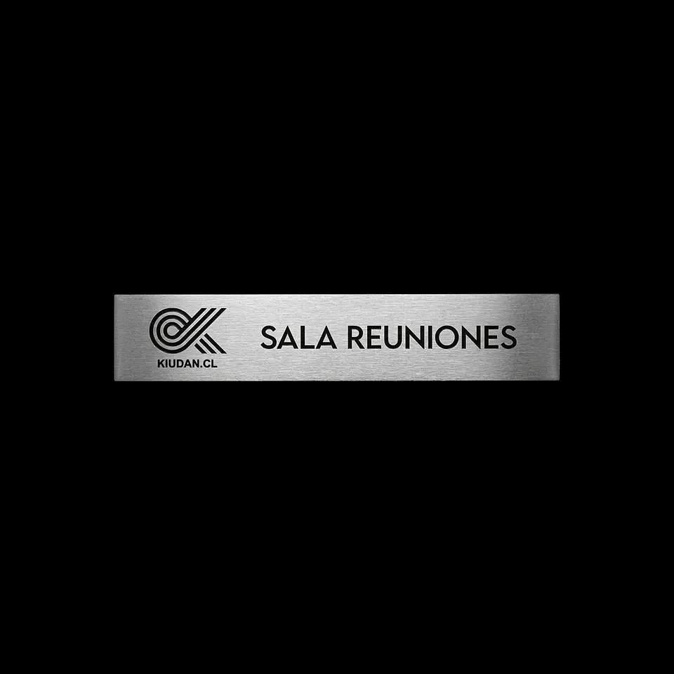 Placa de Identificación para puerta / Oficina personalizada 2