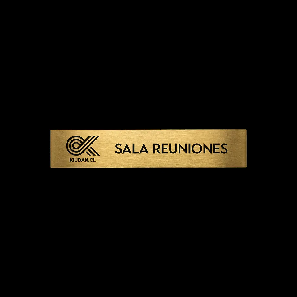 Placa de Identificación para puerta / Oficina personalizada 1