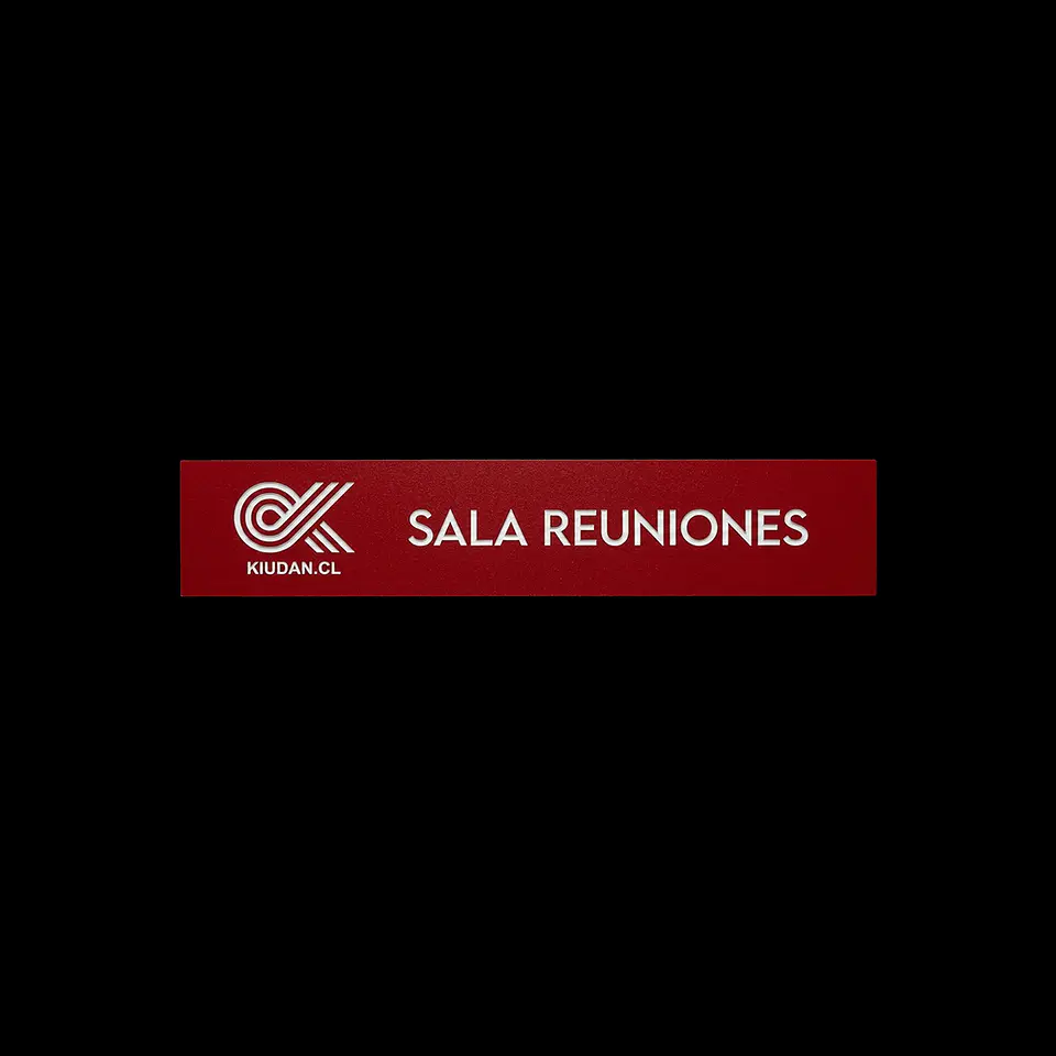 Placa de Identificación para puerta / Oficina personalizada 7