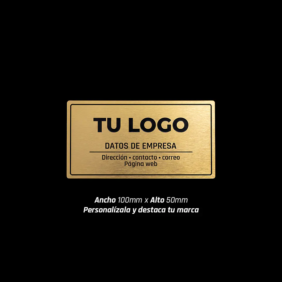 Placa informativa empresa  4