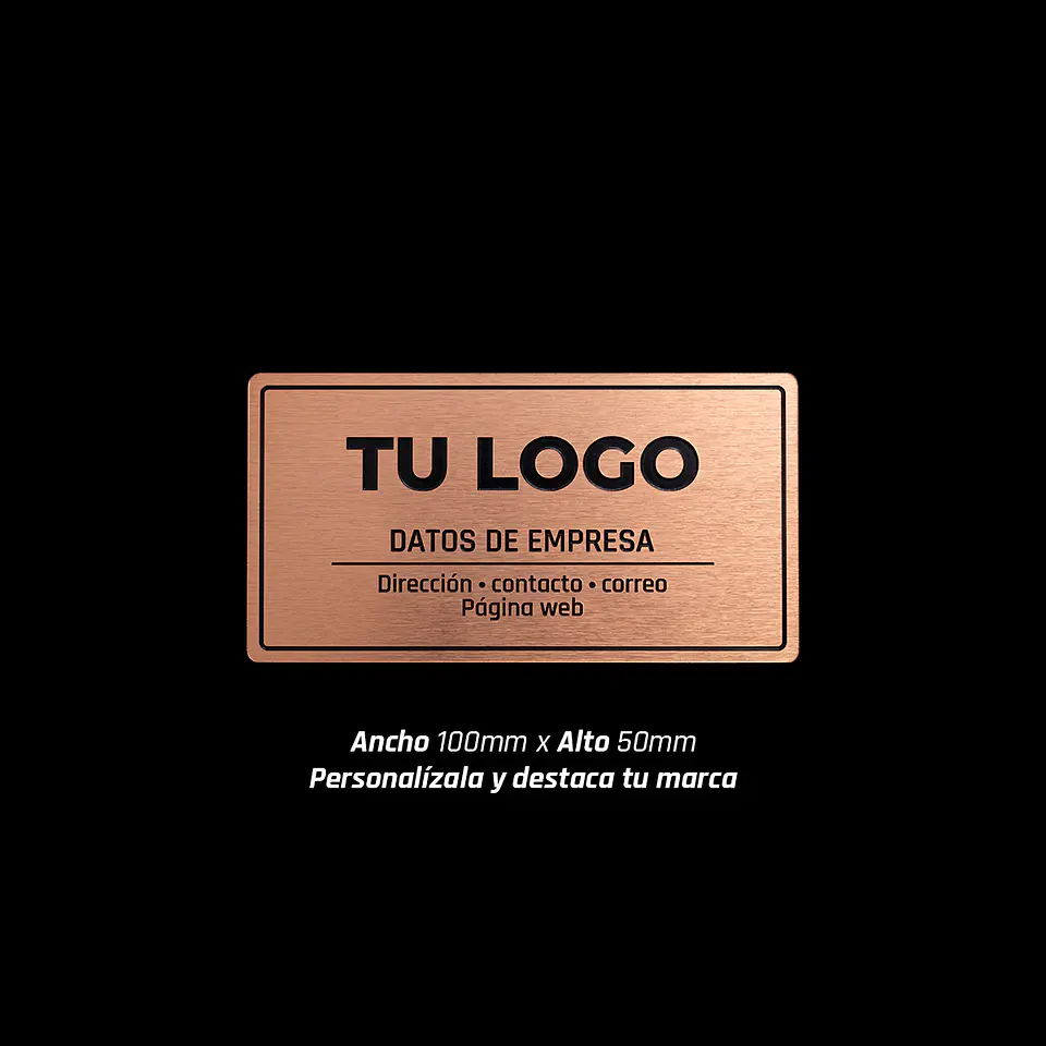 Placa informativa empresa  5