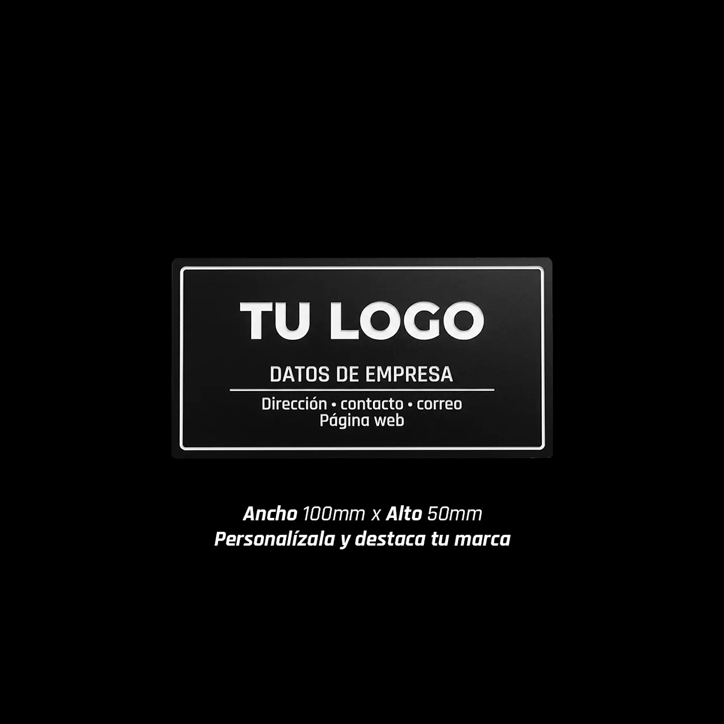 Placa informativa empresa  7