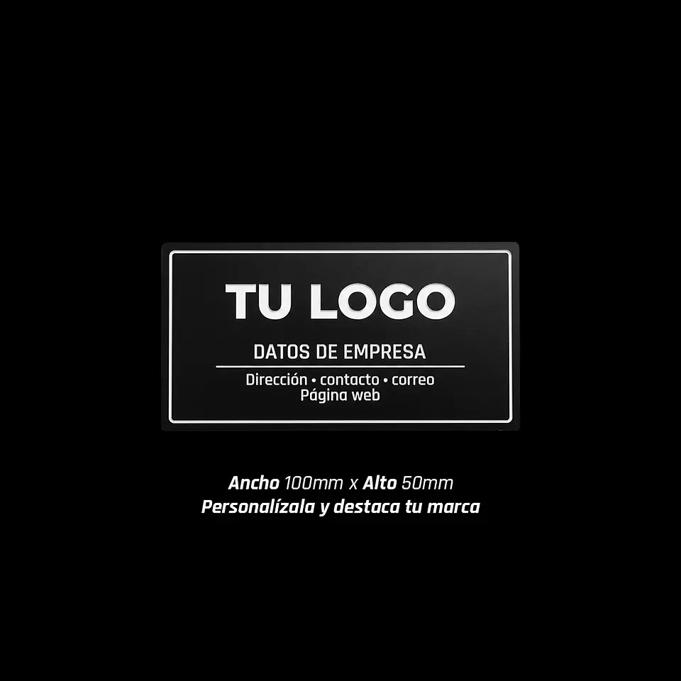 Placa informativa empresa  7