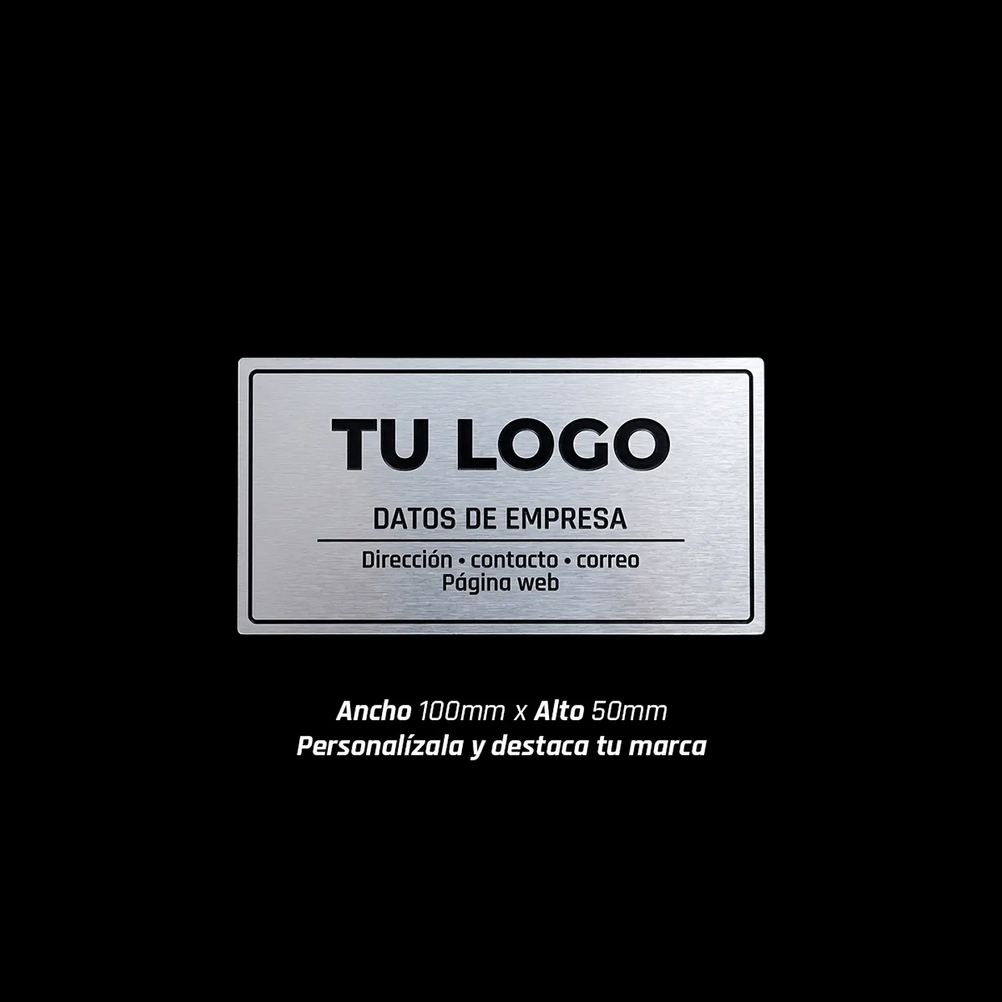 Placa informativa empresa  1