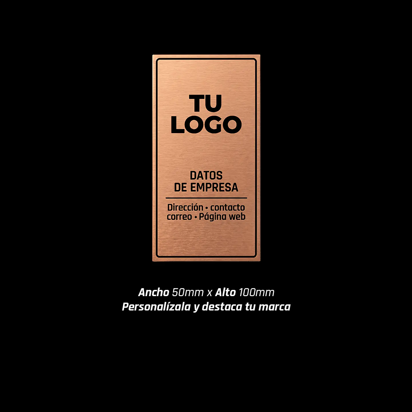 Placa informativa empresa  6