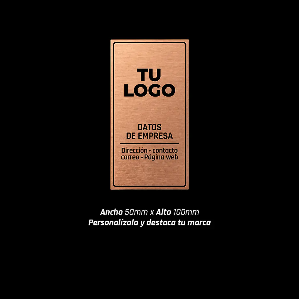 Placa informativa empresa  6