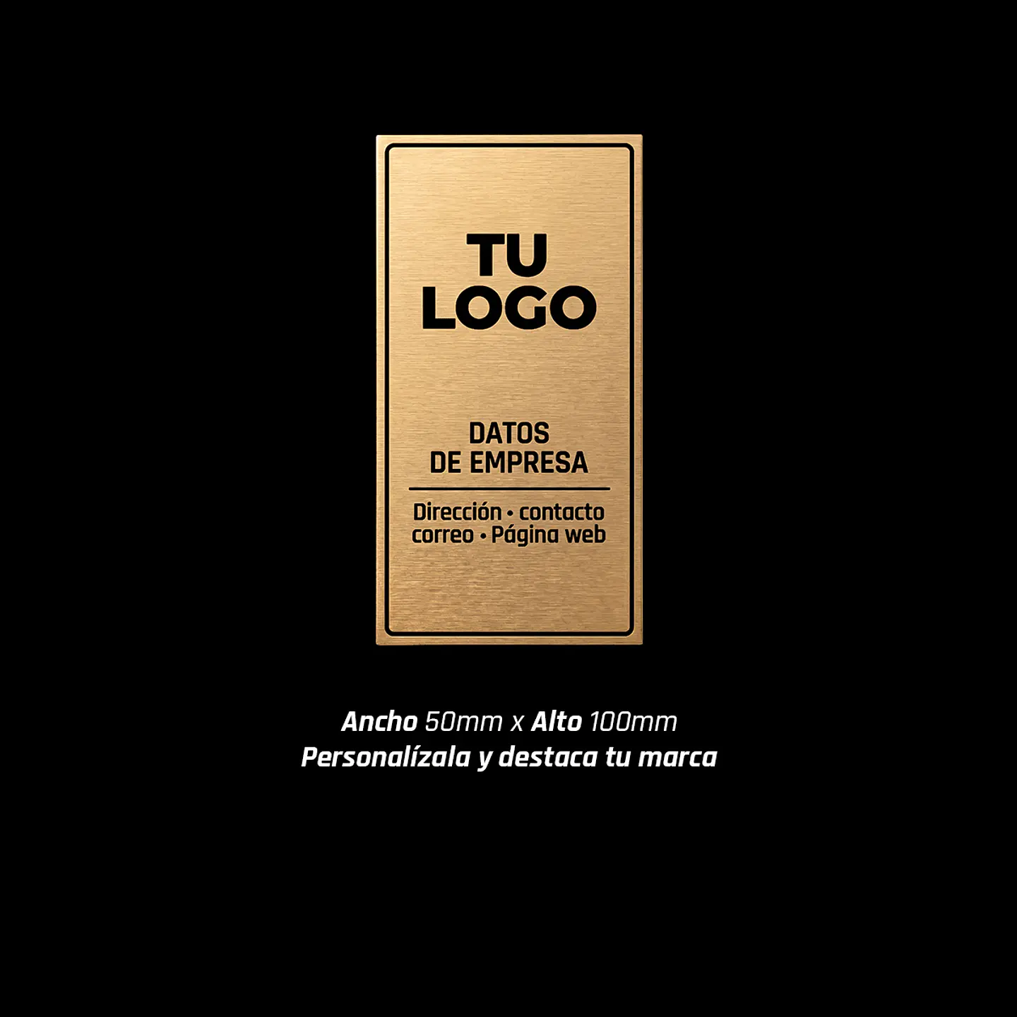 Placa informativa empresa  2