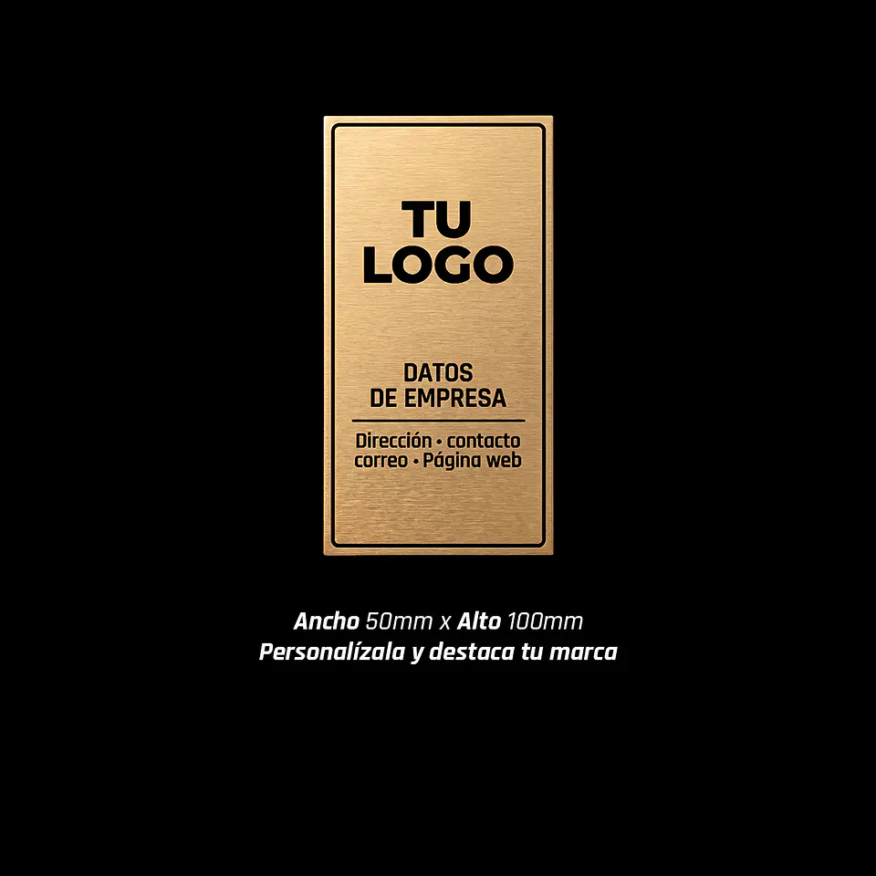 Placa informativa empresa  2