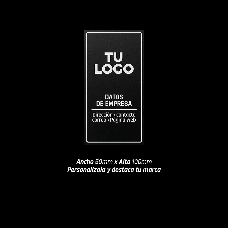 Placa informativa empresa  8