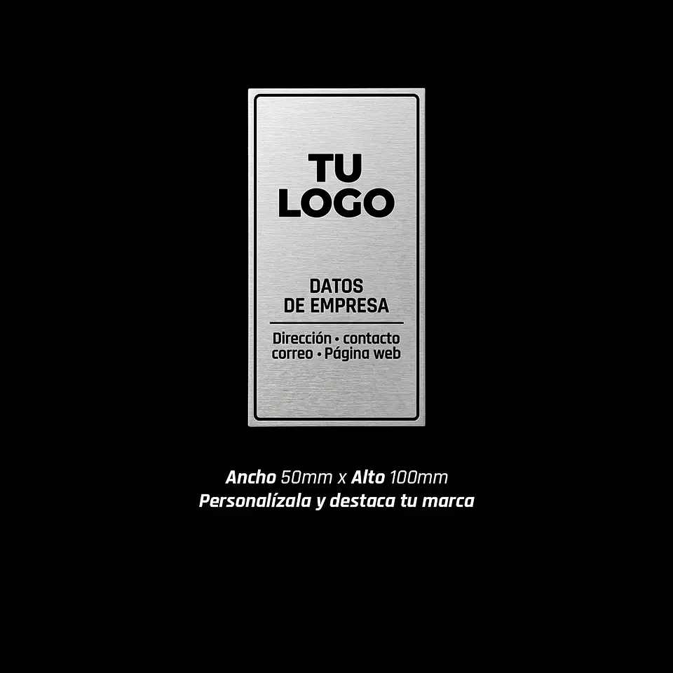 Placa informativa empresa  3
