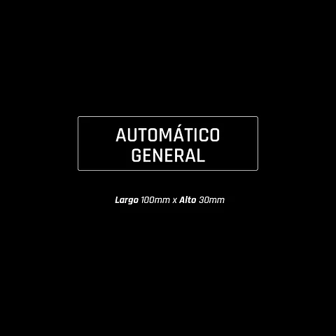 Automático General 100x30mm  (5 unidades)