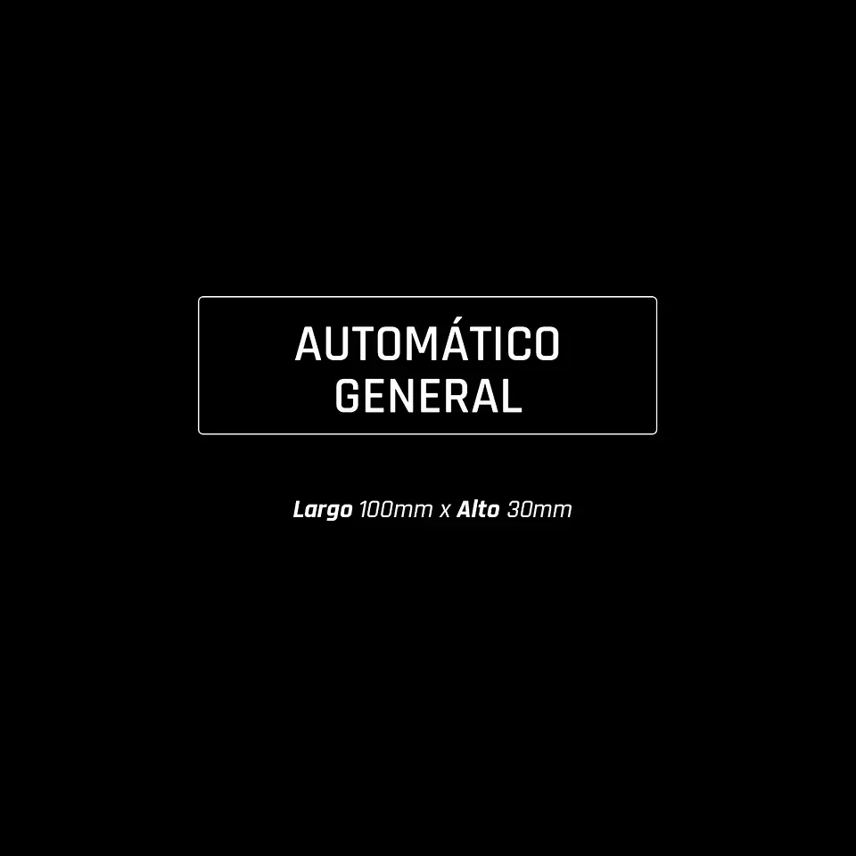 Automático General 100x30mm  (5 unidades) 1