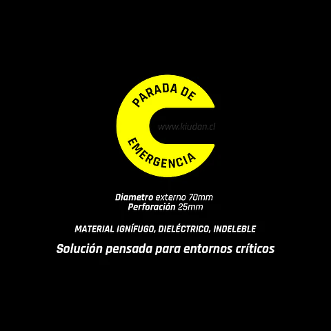 Parada de emergencia ESP.  (3 / 5 / 10 unidades)