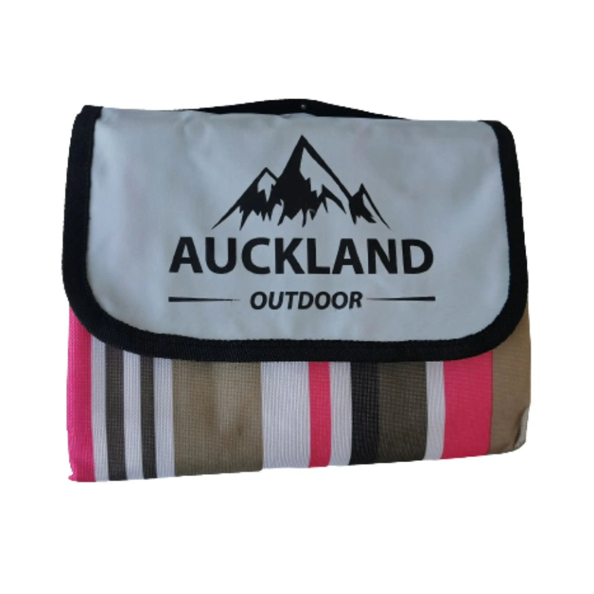Manta De Picnic Impermeable 150 X 180 Rayas Rosas 1