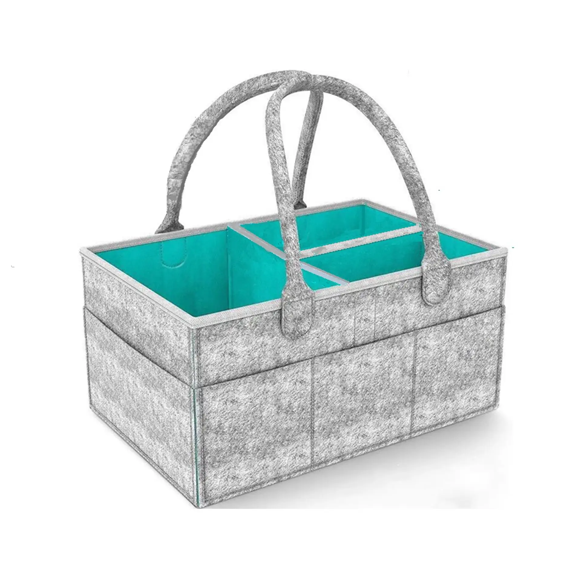 Organizador De Pañales Deluxe Para Mudador Verde  1