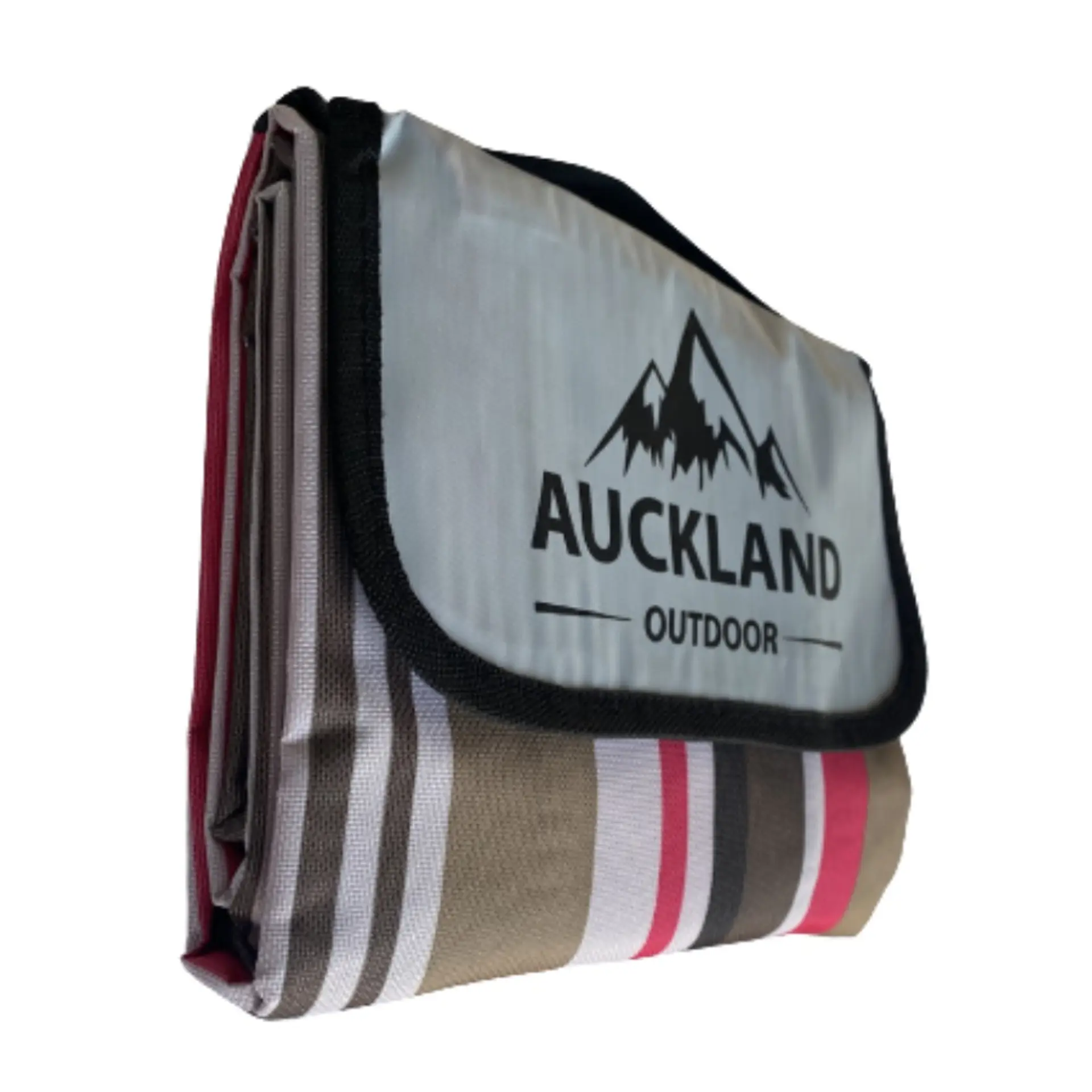 Manta De Picnic Impermeable 150 X 180 Rayas Rosas 3