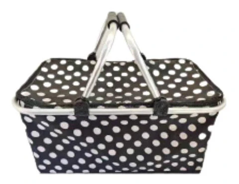 Bolso Termico Plegable  Puntos Cooler Canasta Picnic
