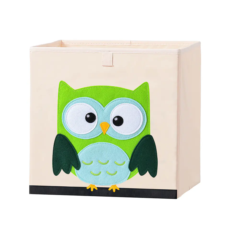 Caja Almacenamiento Juguetes Plegable Infantil Buho 1