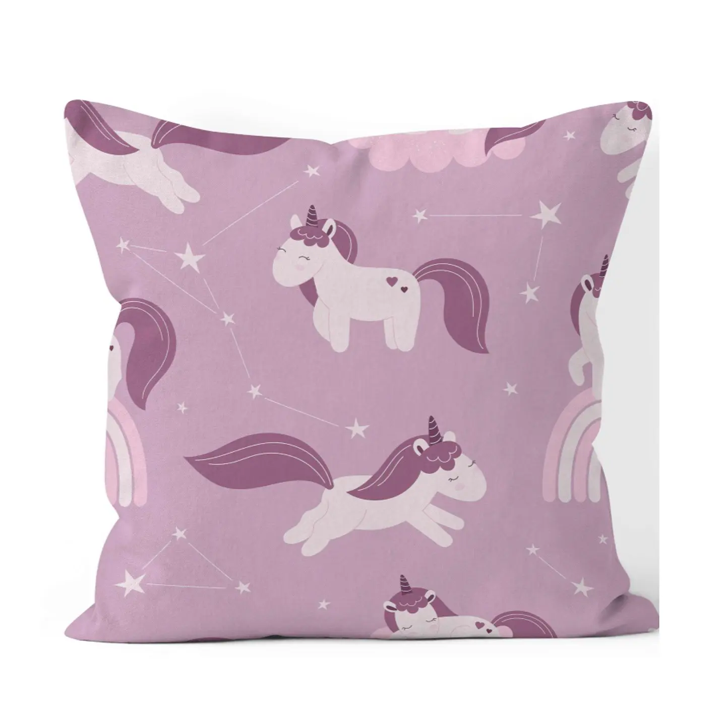 Funda Cojin 45x45 Unicornio Lino Poly  1
