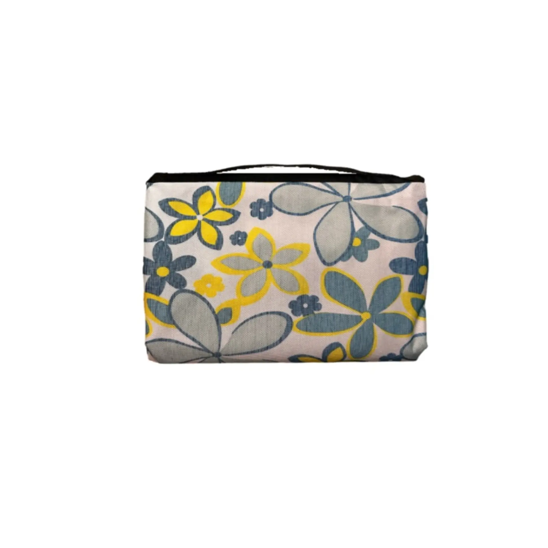 Manta de Picnic Impermeable 150 x 180 Flores Azules 2