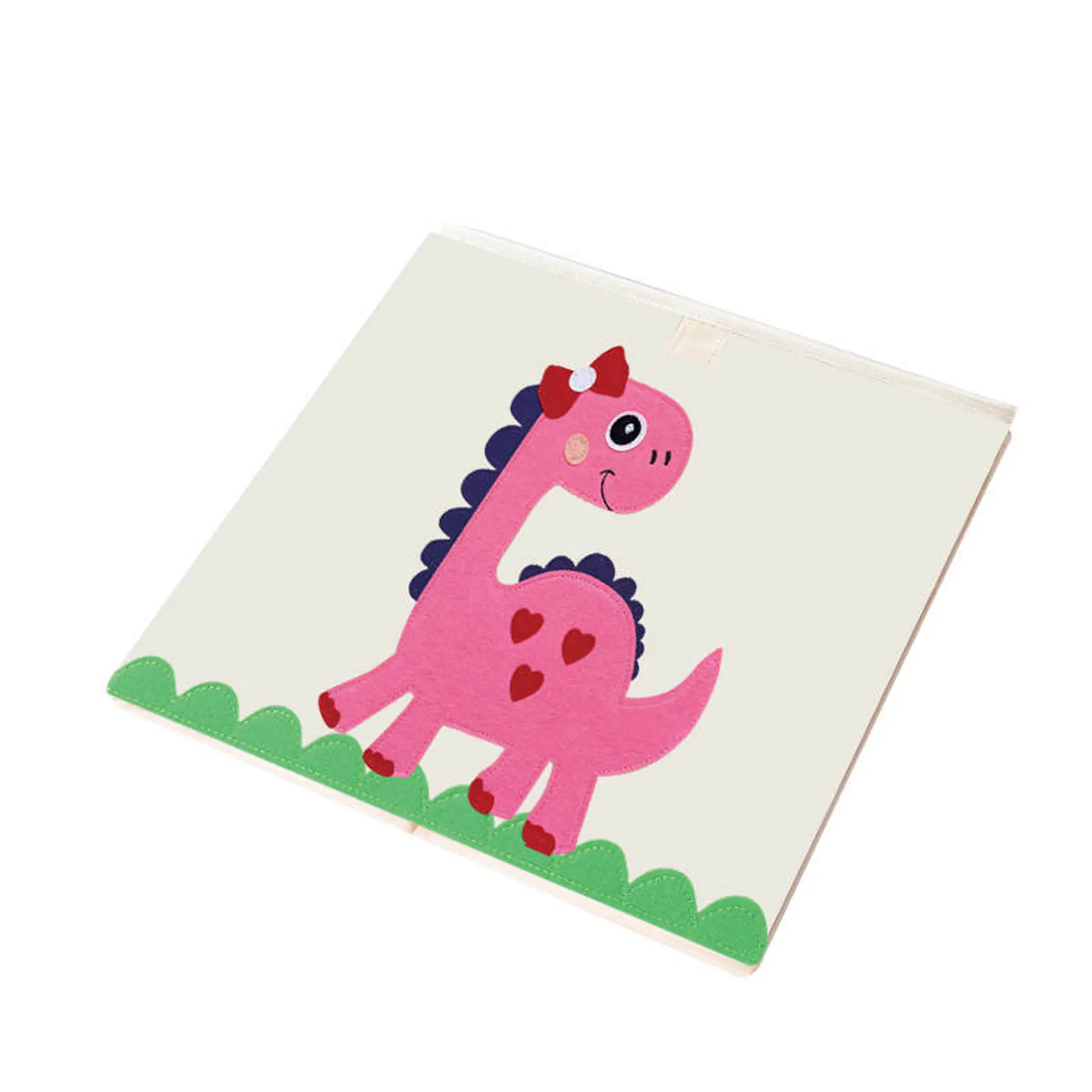 Caja Almacenamiento Juguetes Organizadora Infantil Dino Rosa 2