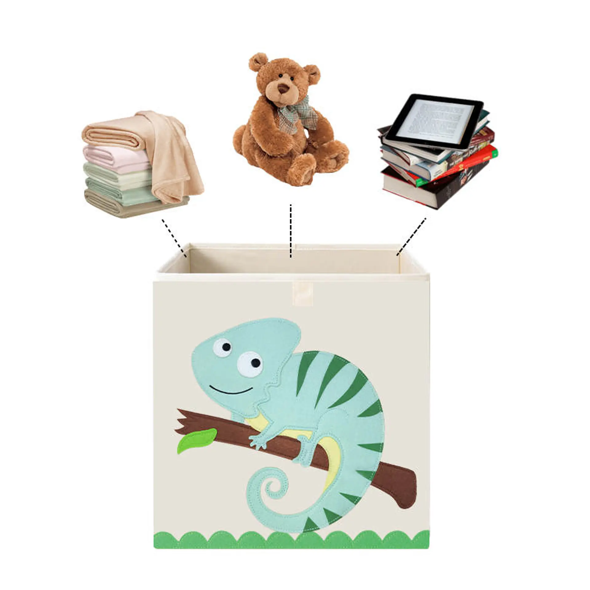 Caja Almacenamiento Juguetes Organizadora Infantil Camaleon 2