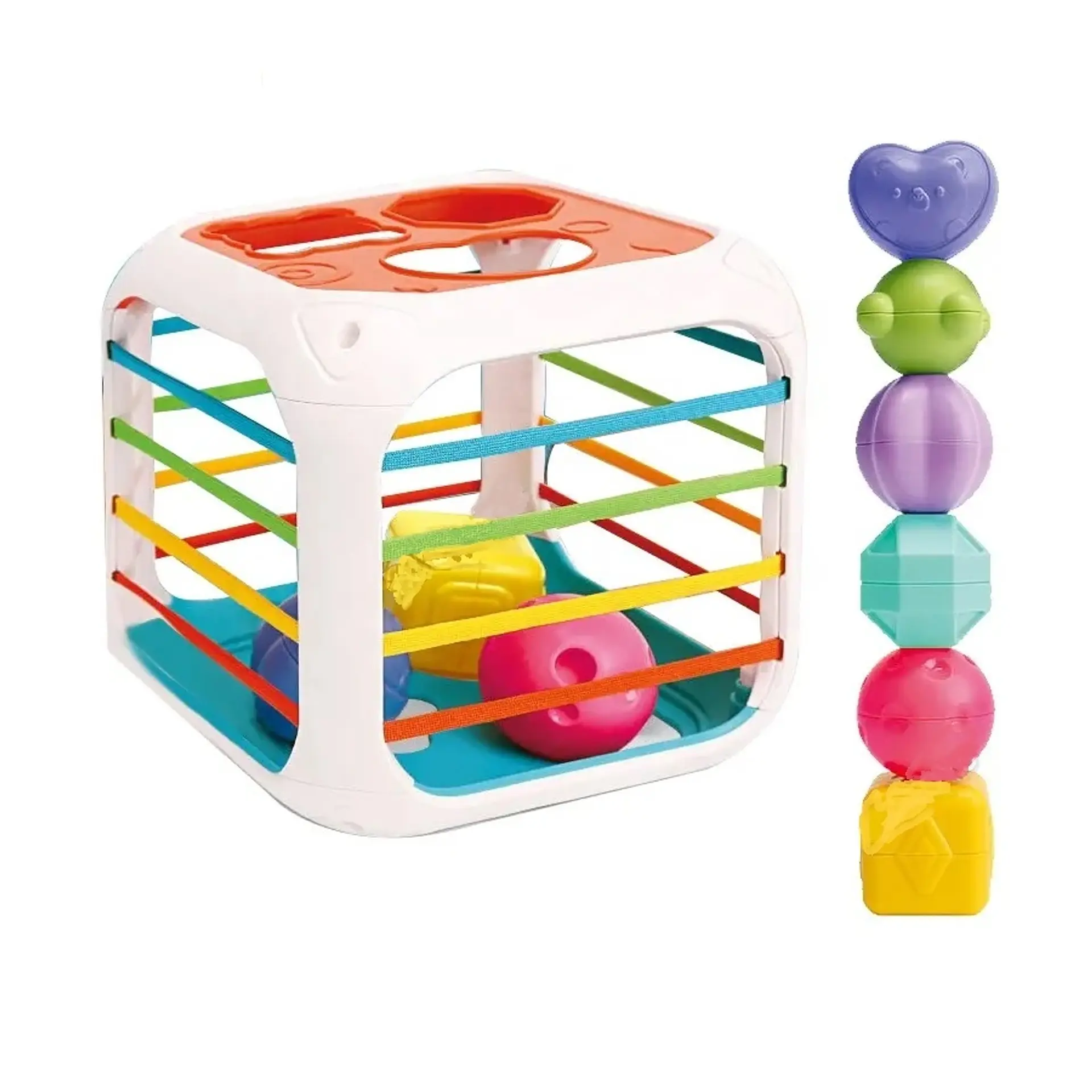 Cubo Sensorial Encaje Juguete Didáctico 1